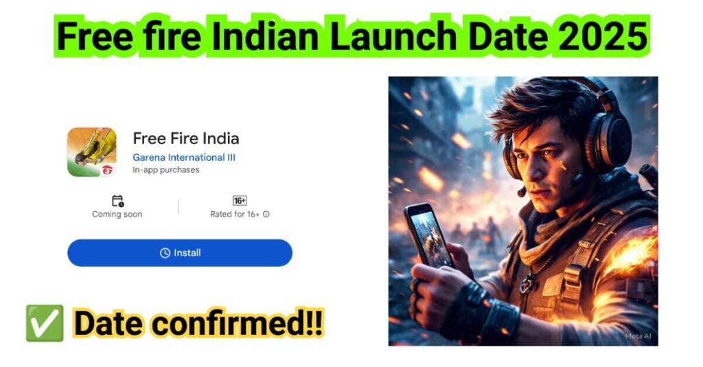 Free Fire India Launch Date 2025 Latest Update Free Fire India Release Date