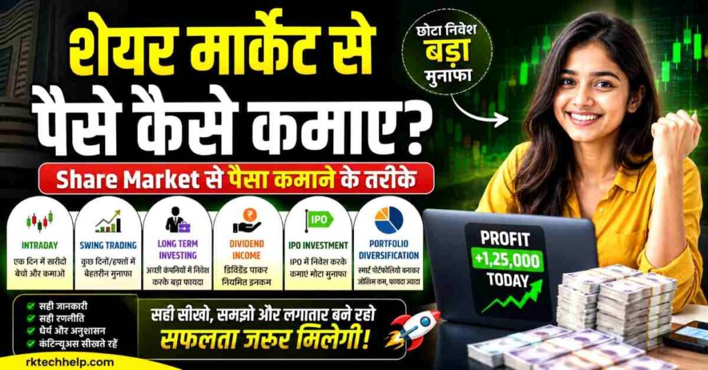 Share Market Se Paise Kaise Kamaye